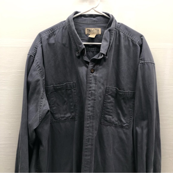 Duluth trading co. Workshirt, blue, EUC - Picture 9 of 11